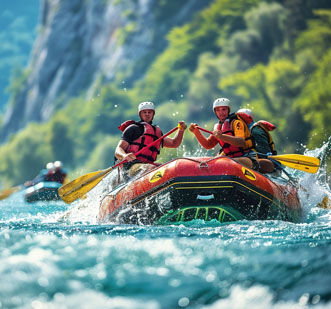 white water rafting ganga
